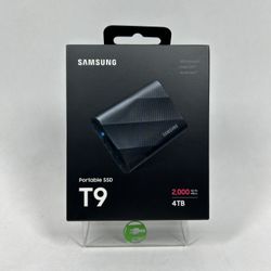 New Samsung Portable T9 4TB USB-C to USB-C SSD MU-PG4T0B