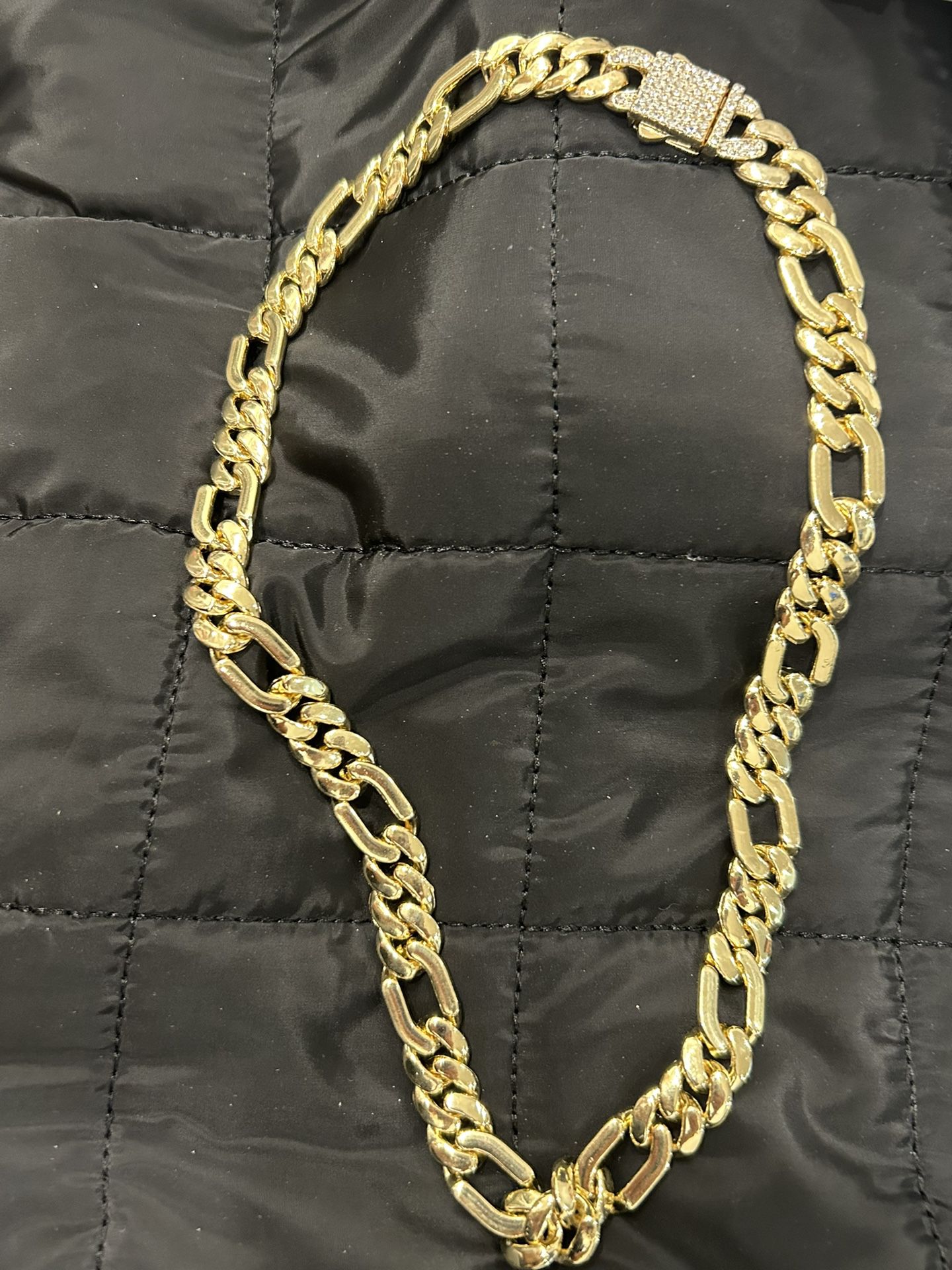gold plated solid chain/necklace