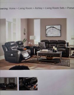 Dual Power Recliner set, Sofa, Loveseat and Recliner
