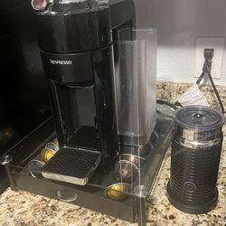 Nespresso, Pod Organizer, Milk Frother 
