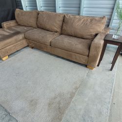 Brown Sectional Hide-a-bed, Free Delivery!