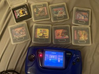 Sega Game Gear With 9 Games