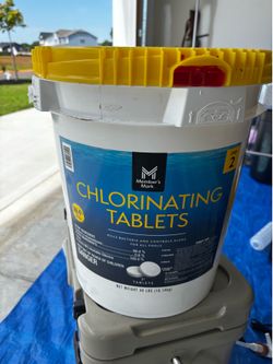Pool Chlorine  3 inch tabs- 35 lbs