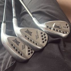 PXG Milled 60 and 56 wedges Forged Gap wedge