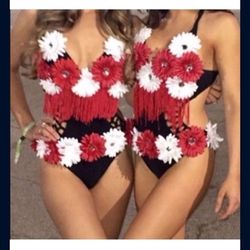 Small Custom Made Daisy Bikini/Leo