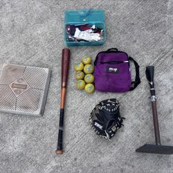 Lots of baseball equipment for sale