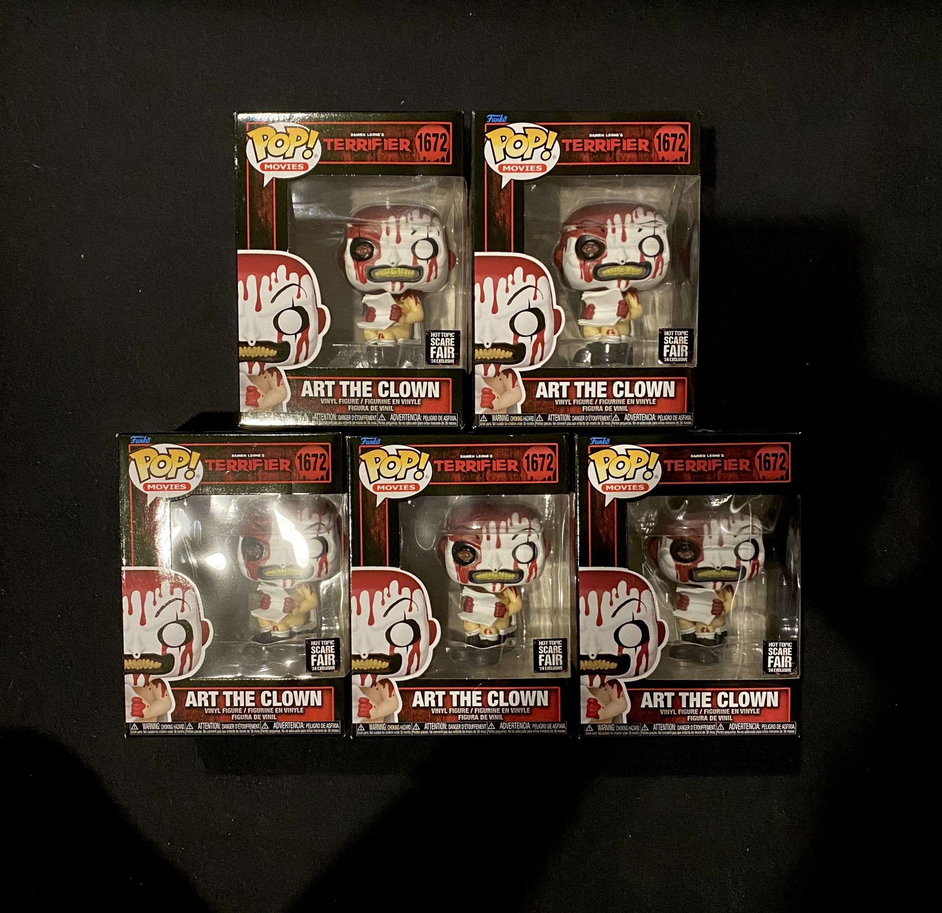 Funko POP Movies! Terrifier Art the Clown HT Scare Fair Exclusive