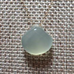 Green Chalcedony Necklace