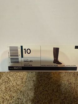 Brown Knee-High Riding Boots Size 10