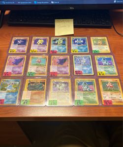 Pokemon 1st edition raw cards
