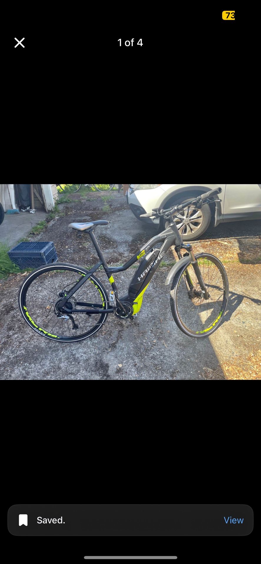 Electric  Haibike Cross 4.0 28”