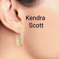 SHIPPING ONLY  *  Kendra Scott 14kt Gold-Plated Grier Link Earrings 