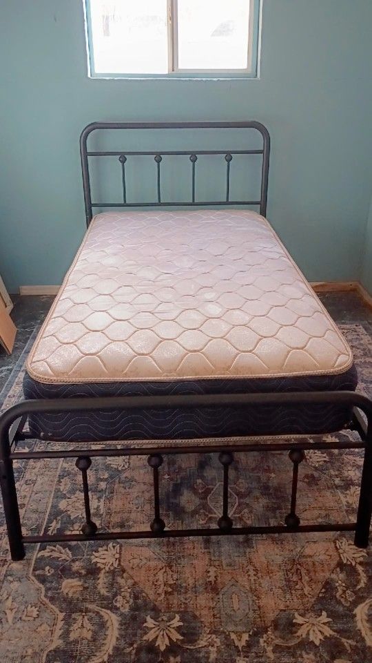Twin Bed Frame  with Mattress  Included 