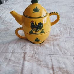 Italian Tea Pot 2 Pcs Set