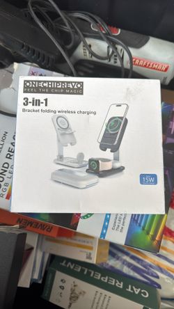 3 In 1 Bracket Folding Wireless Charging