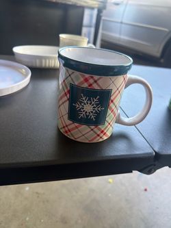 Snowflake Ceramic Coffee Mug