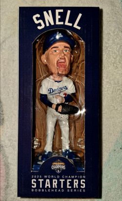 LA Dodgers Blake Snell Bobblehead - 2025 World Champions SGA
