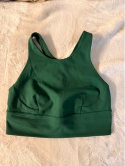 Lululemon green sports bra