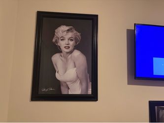 Marilyn Monroe framed art