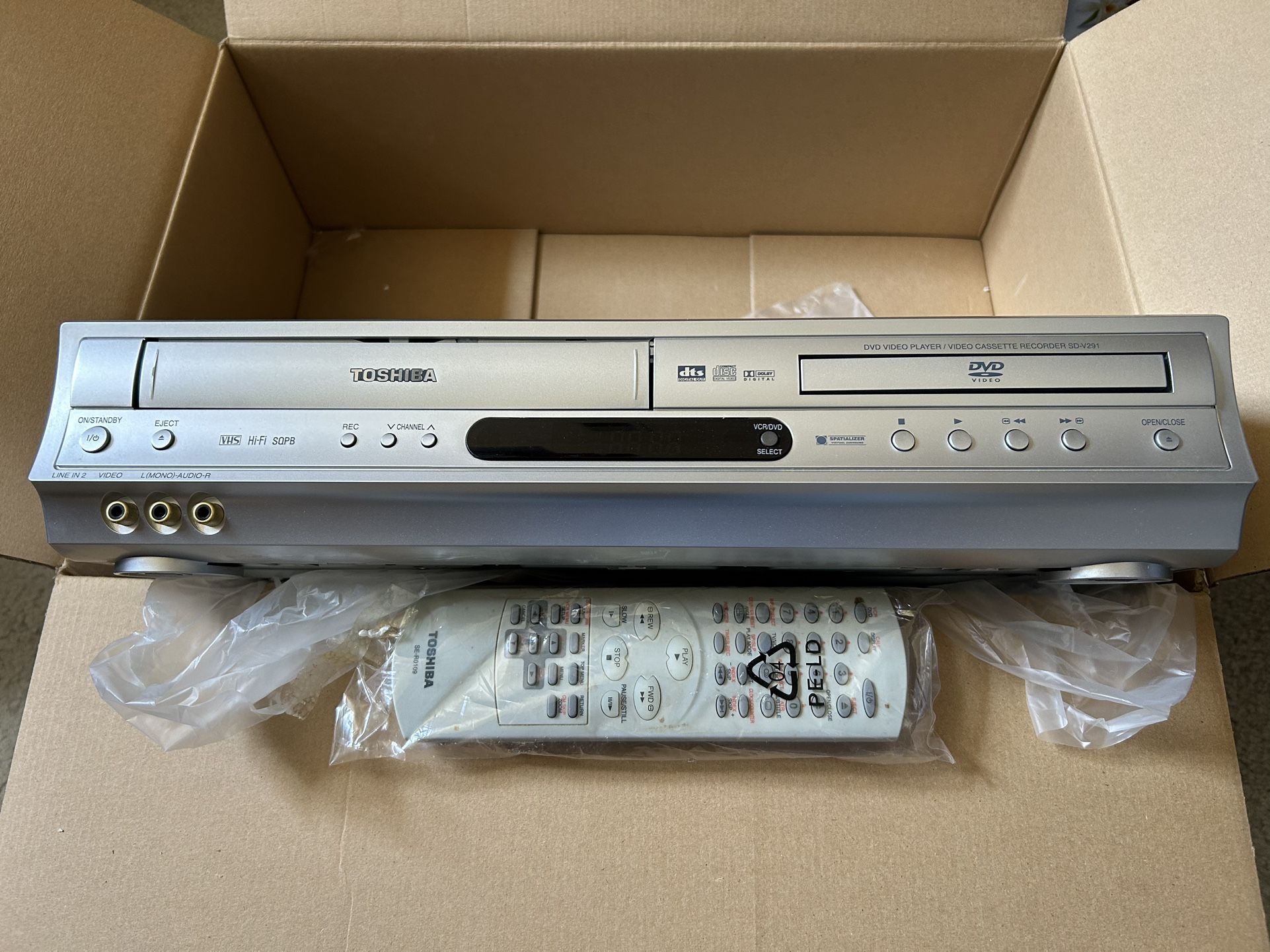 Toshiba Sdv-291 Dvd/vcr Combo