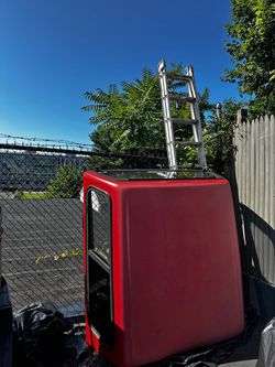 red camper