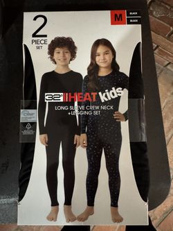 Unisex Black Kids Thermal