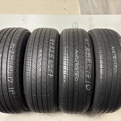 Set 4 Tires 225 65 17 Michelin Primacy As 