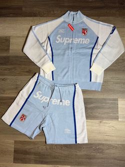 Supreme sweater set light blue