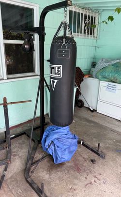 Title Boxing Bag + Speedbag Set w/Frame + Cover