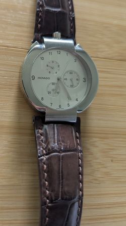 Movado Watch Mens Chrongraph ELLIPTICA... RARE