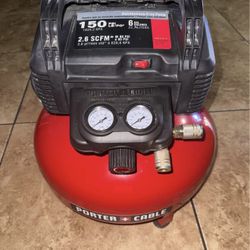 Porter-Cable 6 Gal. 150 PSI Portable Electric Pancake Air Compressor