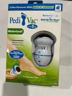 Pedi Vac Motorized Callus Remover With Built-in Vacuum