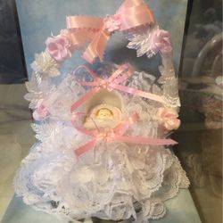 Cake Topper Girl Baptismal/Christening 