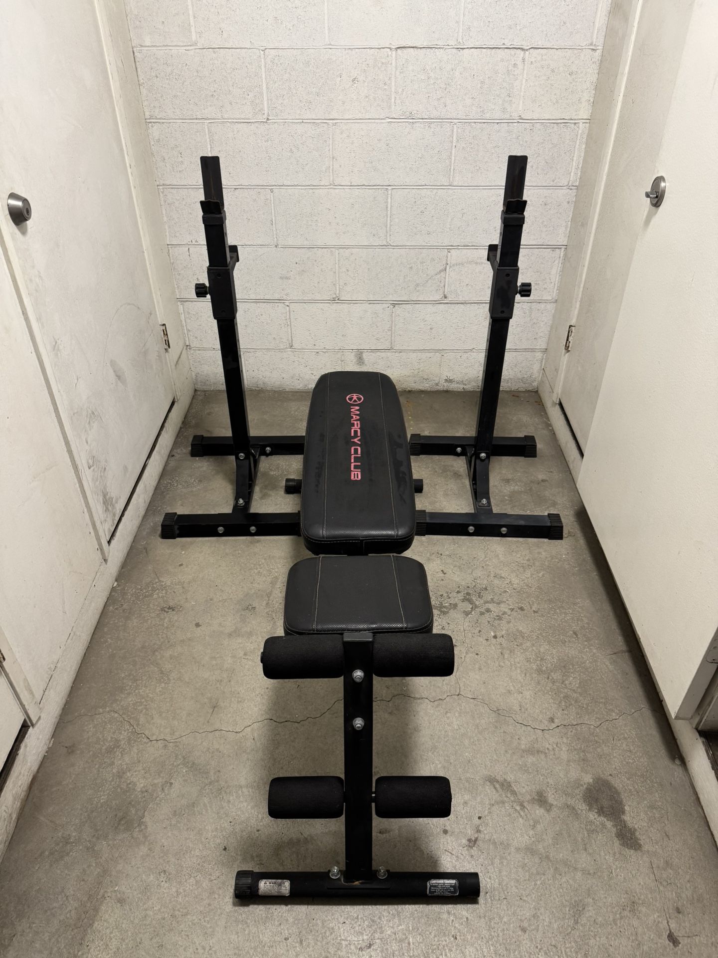 Home Gym Bench Press Squat Rack