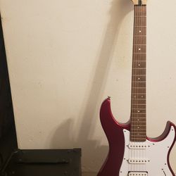 Yamaha Electric Guitar With Amp And Accessories 