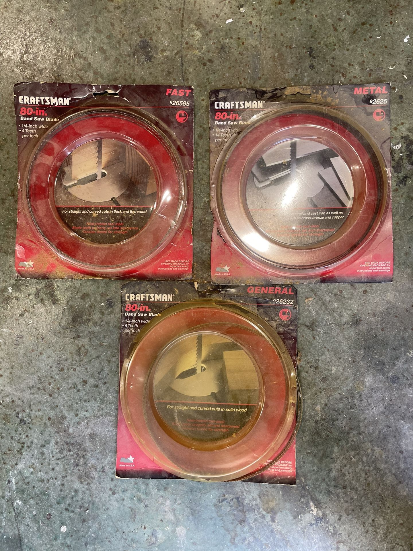 Bandsaw Blades 80 Inch Craftsman