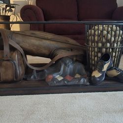 Golf Themed Coffee Table and End Tables
