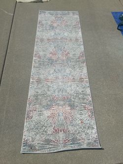 Patterned runner rug