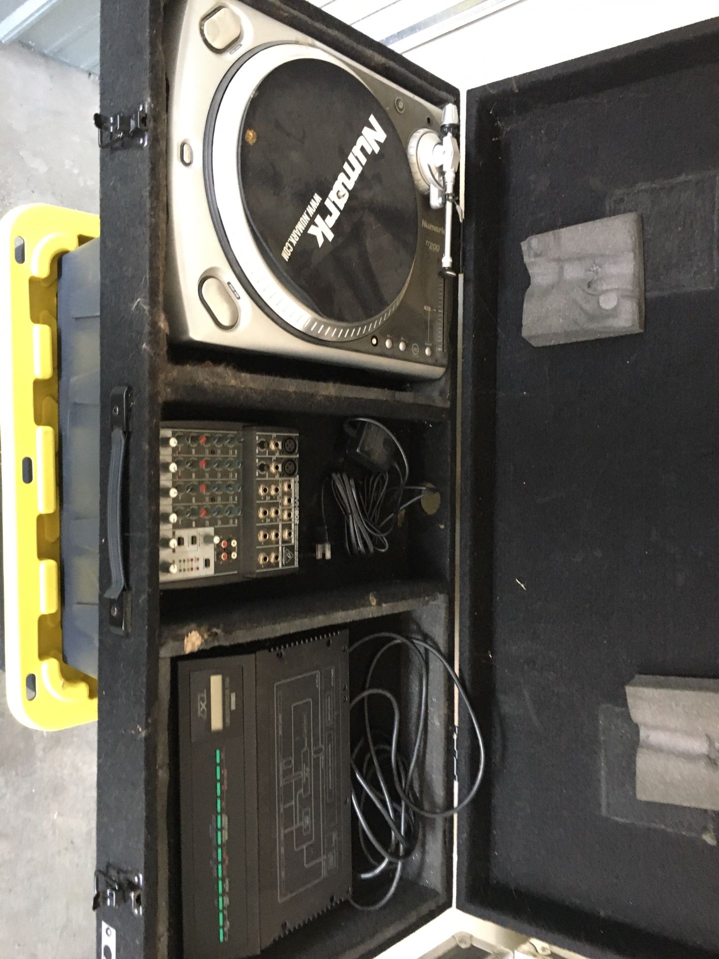 Jim and I record player and DJ music case only $250 must go this week