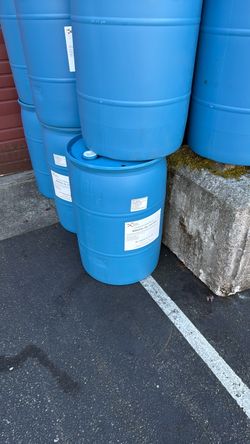 Blue Barrel, Blue Drum, 55 gallon