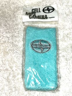 New Sealed Genuine Turquoise SCION  Cell/MO3//Camera WHATEVER SOCK