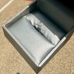 Princess-Cut Diamond Engagement Ring 14K