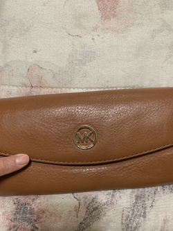 MK leather wallet