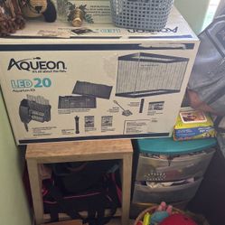 Fish Tank All Assecories And Fish Food