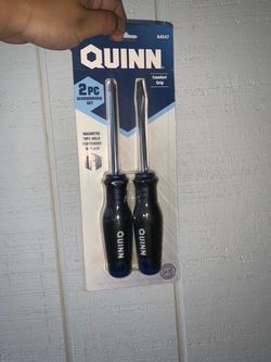 Brand New Quinn 2-Piece Screwdriver Set Tools