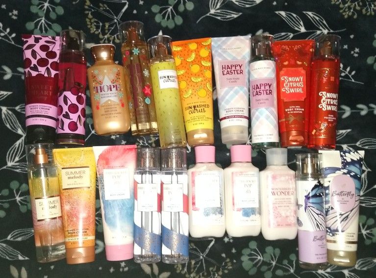 New Huge Bundle Of Bath And Body Works Products!