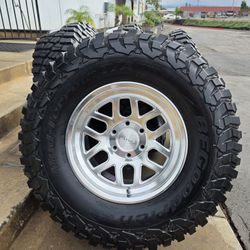 17" KM446 MESA FORGED billets w- 35" BfGoodrich KM3 