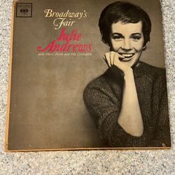 Julie Andrews Broadway's Fair Vinyl Record LP