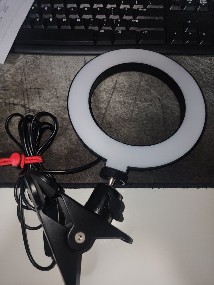 Ring Light With Clamps