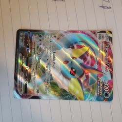 Vaporeon Vmax with Erorr